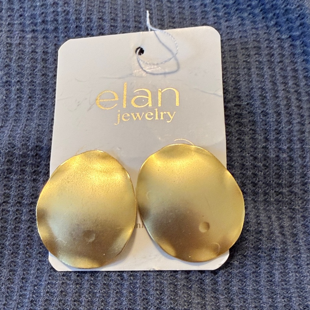 Elan Gold Statement Earrings